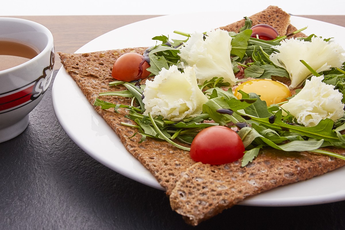 Galette bretonne à la farine de blé noir ou sarrasin