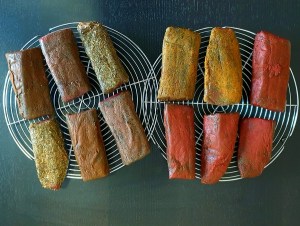 viande salée sous-vide avant séchage