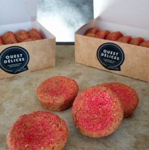 sablé lyonnais à la praline rose