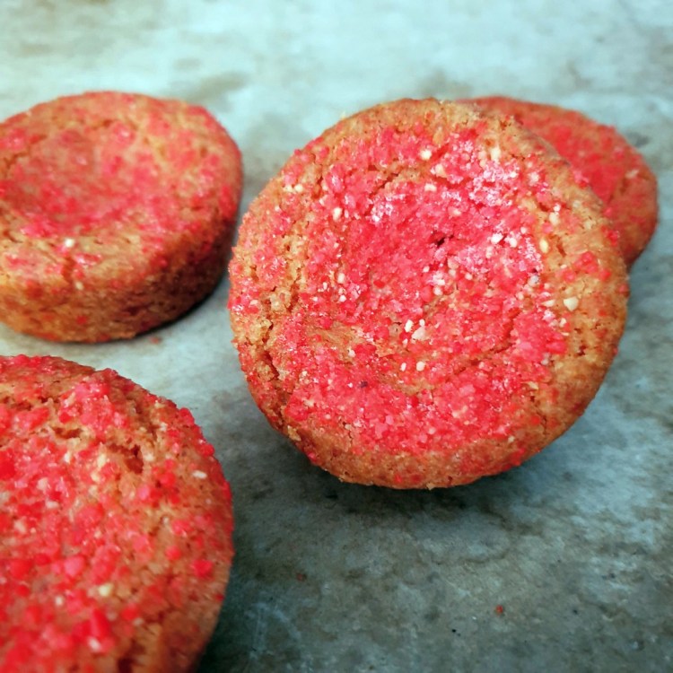 palet sablé lyonnais à la praline rose