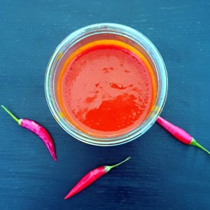 sauce sriracha maison en version lactofermentation