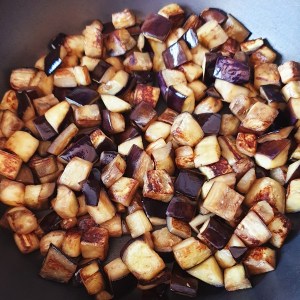 Aubergines pour la caponata