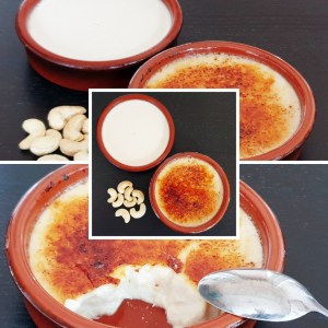Dessert végan façon crème catalane