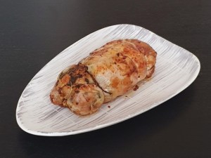 pintade désossée cuite en ballotine