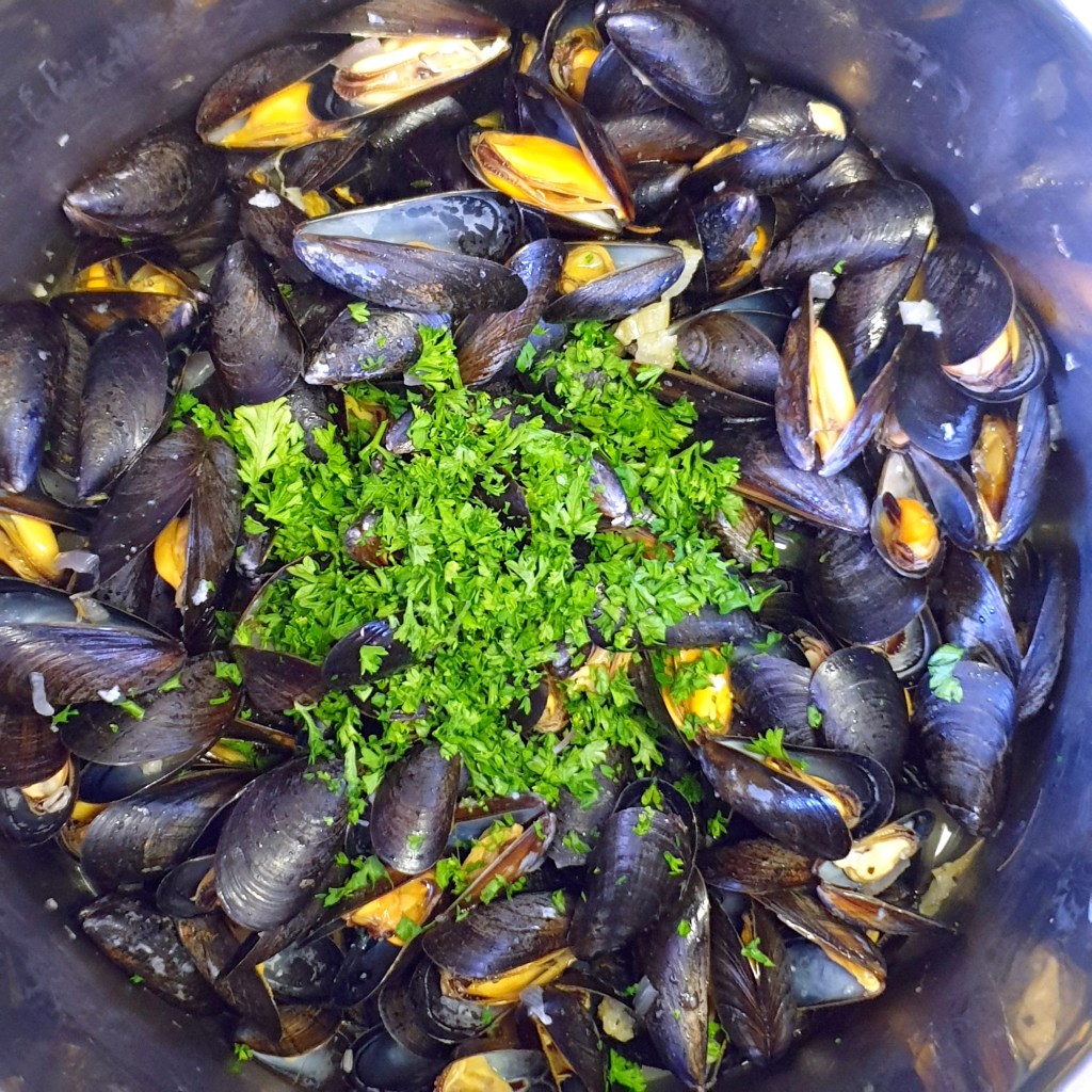 Moules marinieres, étape 5