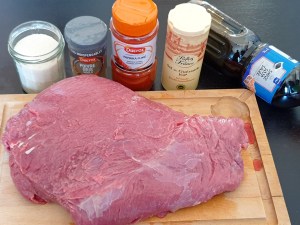 pièce de boeuf pour le beef jerky