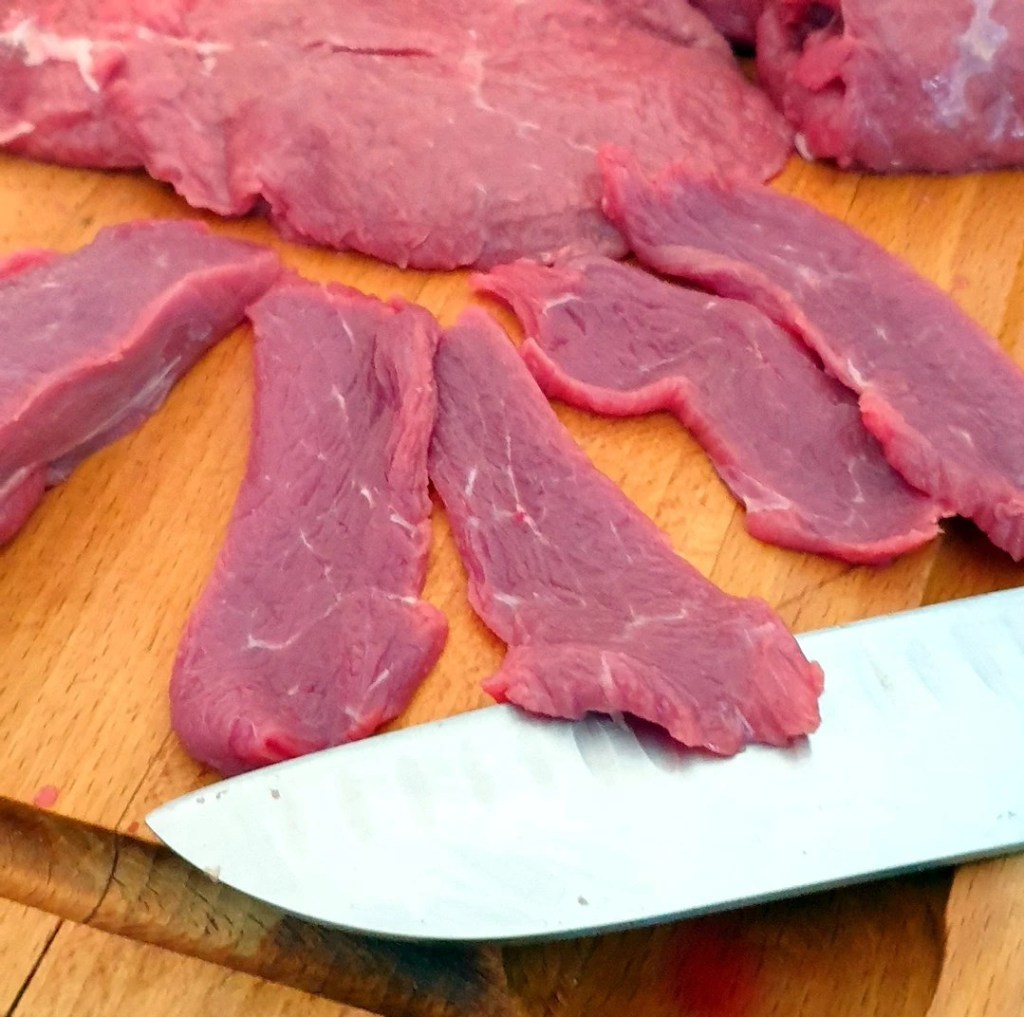 taillage en lanière de la viande à beef jerky