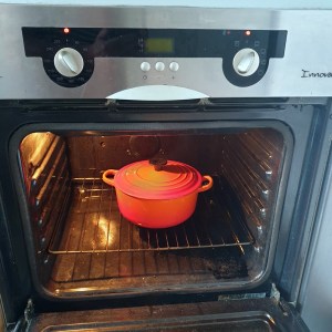 ratatouille, cuisson en marmite au four