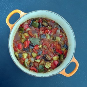 ratatouille parfaite après cuisson