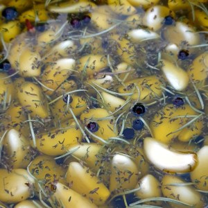 ail confit et aromates