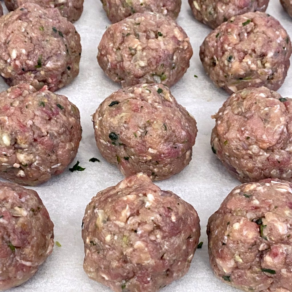 Boles de picolat avant cuisson