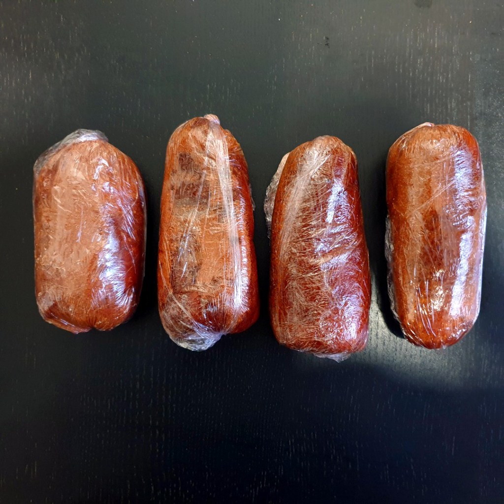 lomo avant mise sous-vide pour salaison