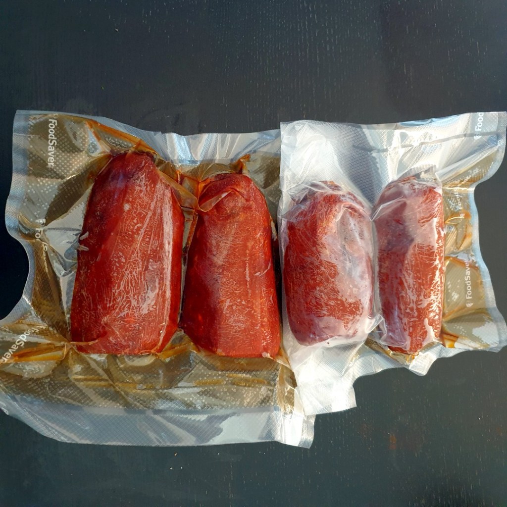 lomo - mise sous-vide pour salaison