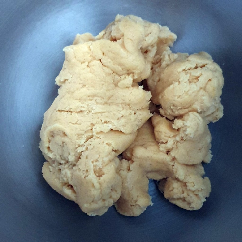 tarte tatin - mélange de la pâte