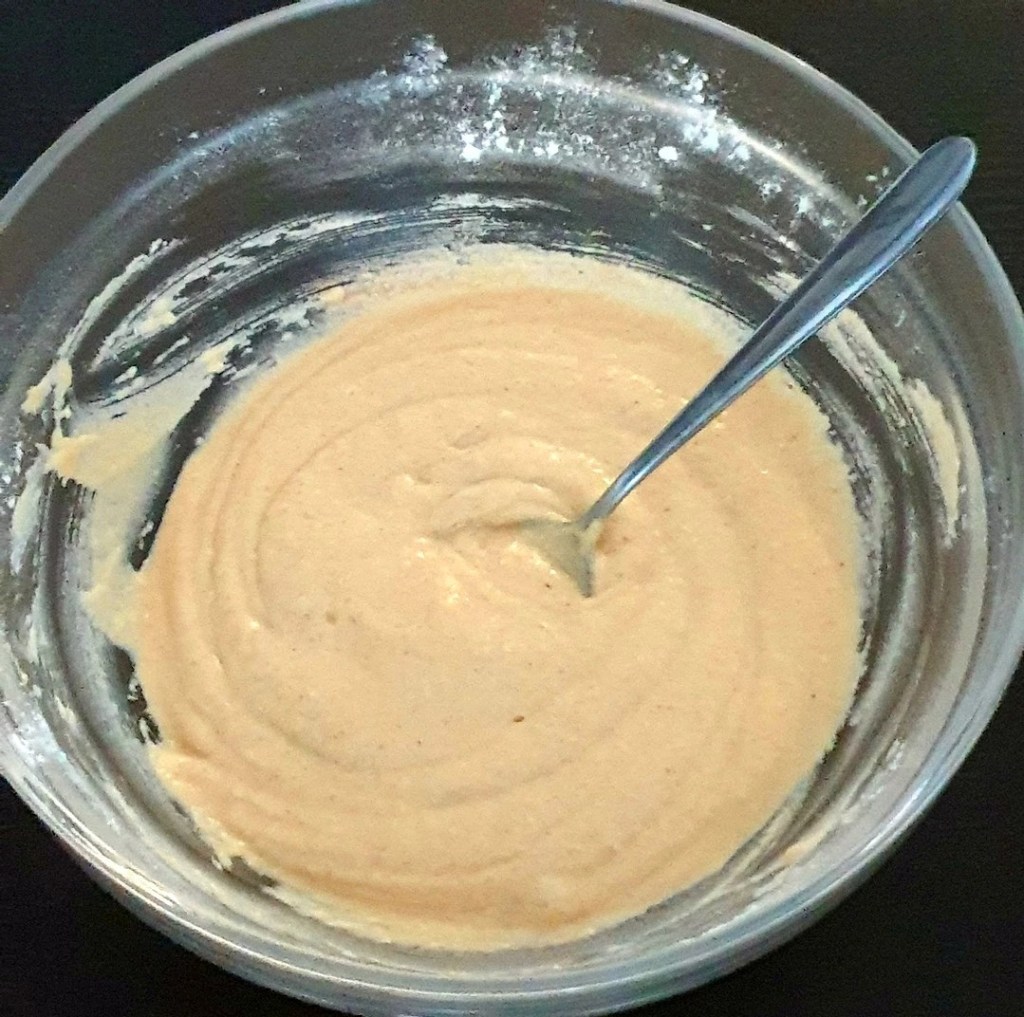 Préparation 1 du gâteau aux pommes sans matière grasse