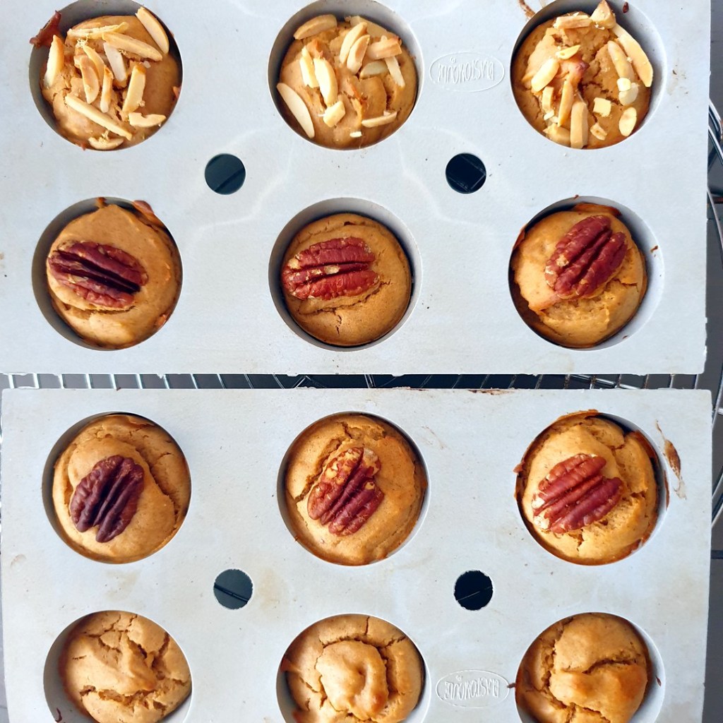 gâteaux baobab et sarrasin après cuisson