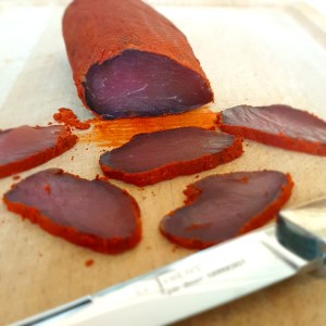 Dégustation du lomo maison