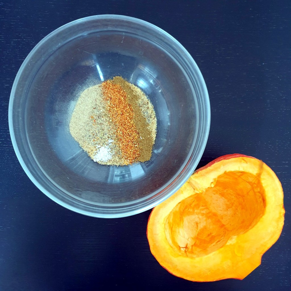 préparation du potimarron rôti