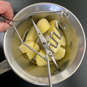 purée de pomme de terre à l'ancienne - écrasé