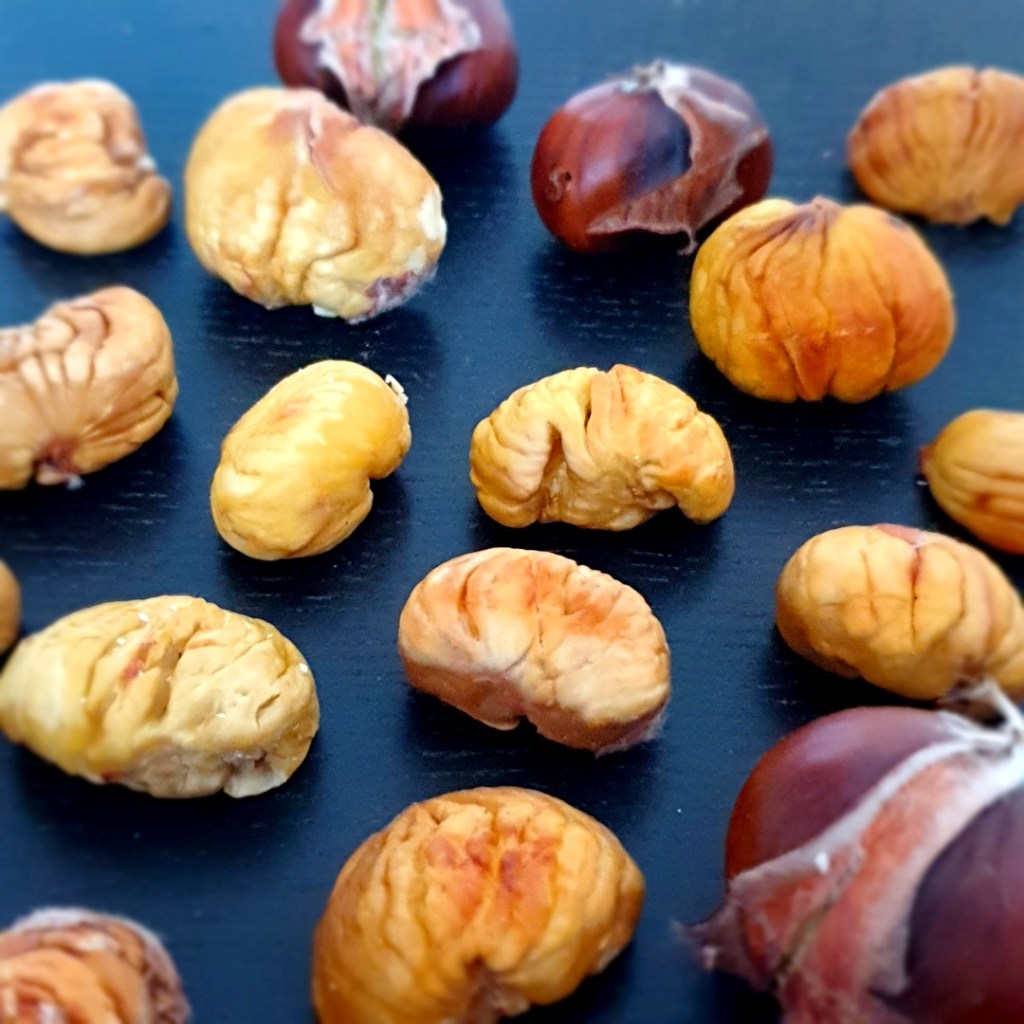 Châtaignes décortiquées