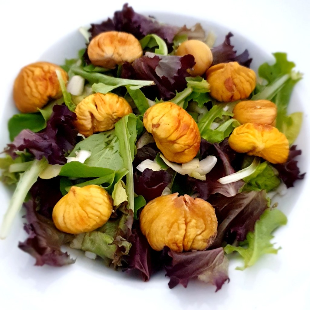 Châtaigne et salade
