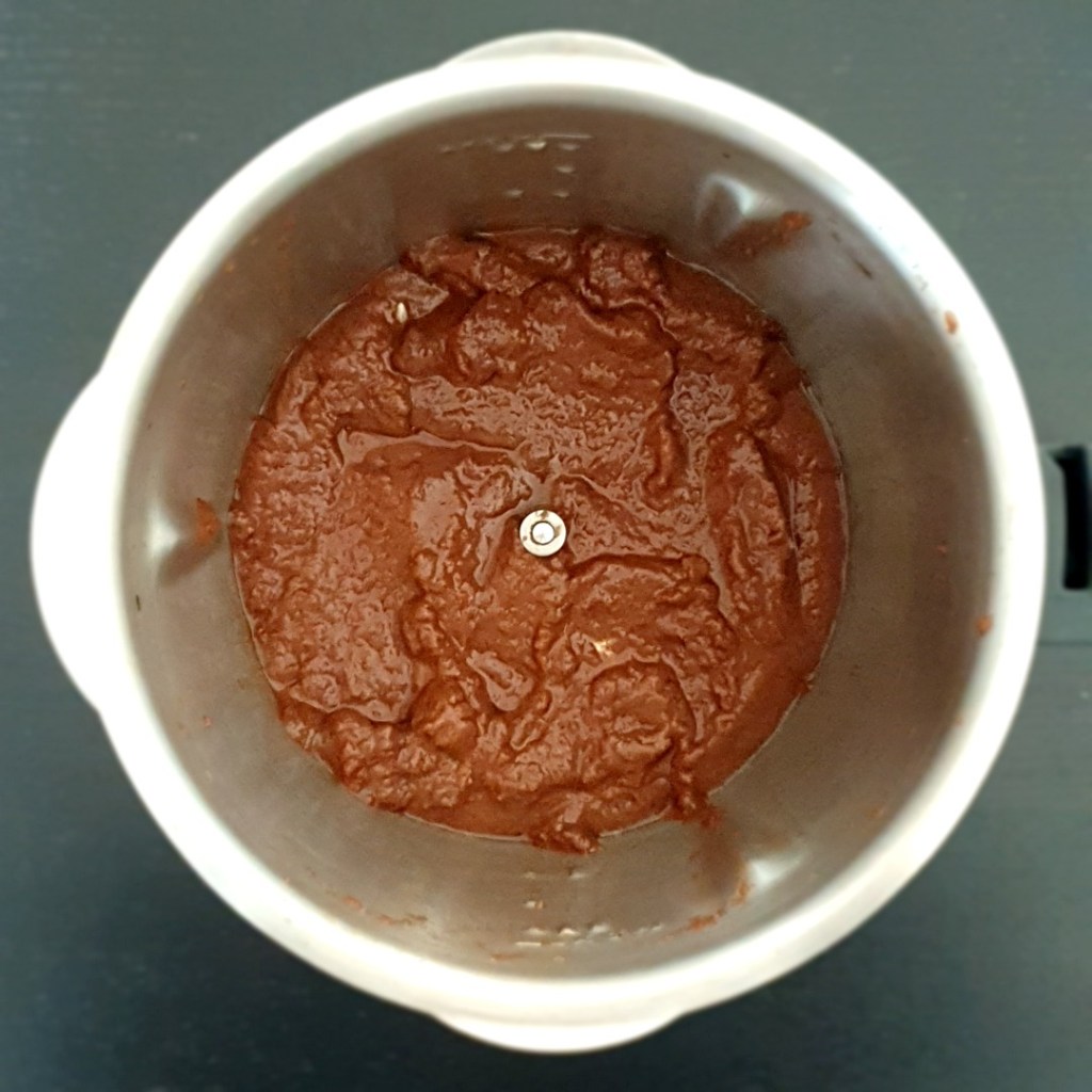 Purée de kaki au cacao