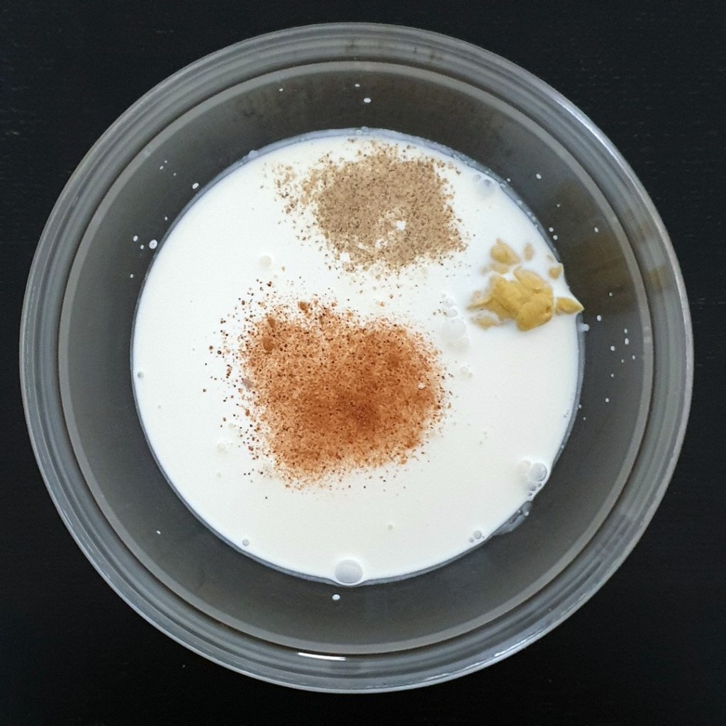 Ingrédients pour le gratin de macaroni à la lyonnaise