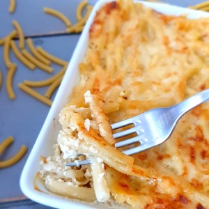 Gratin de macaronis à la lyonnaise