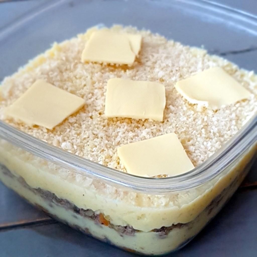 Hachis parmentier avant gratinage