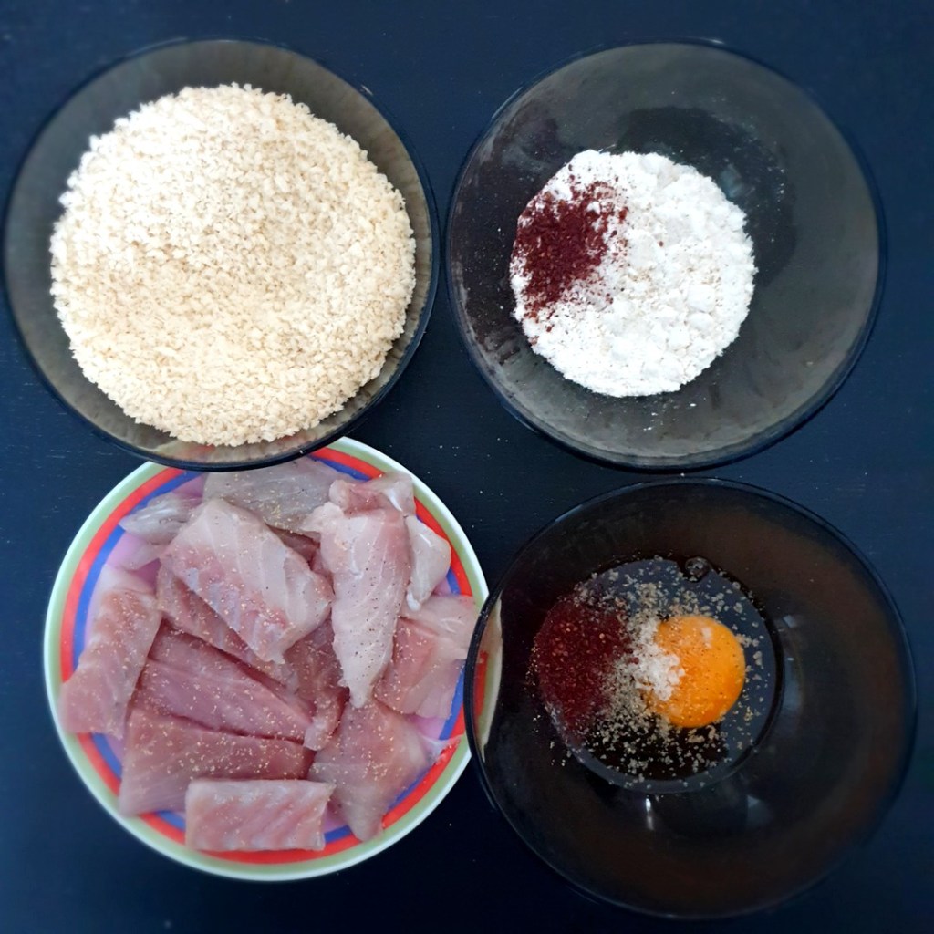 Ingrédients des nuggets de poisson