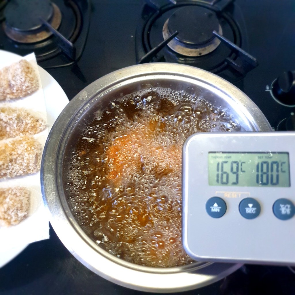 cuisson des nuggets de poisson