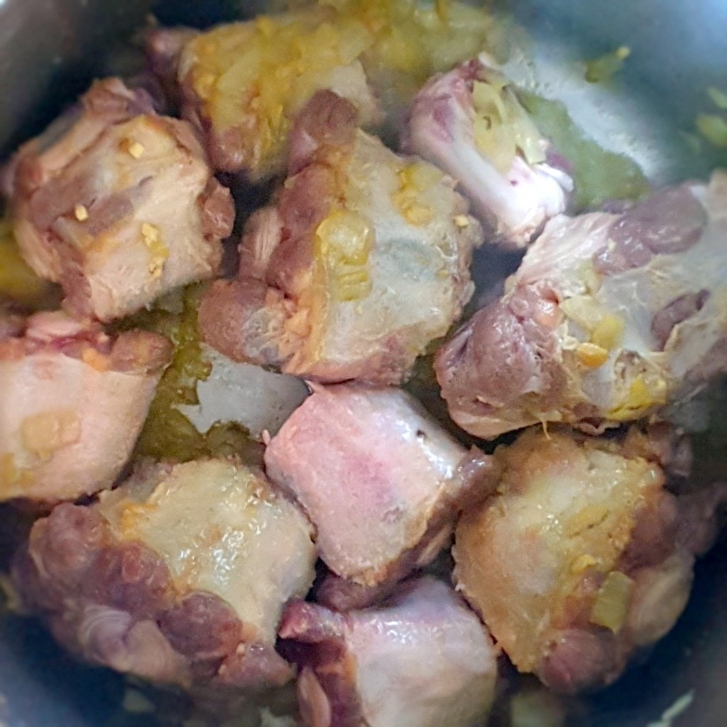 précuisson des queue de bœuf gombo