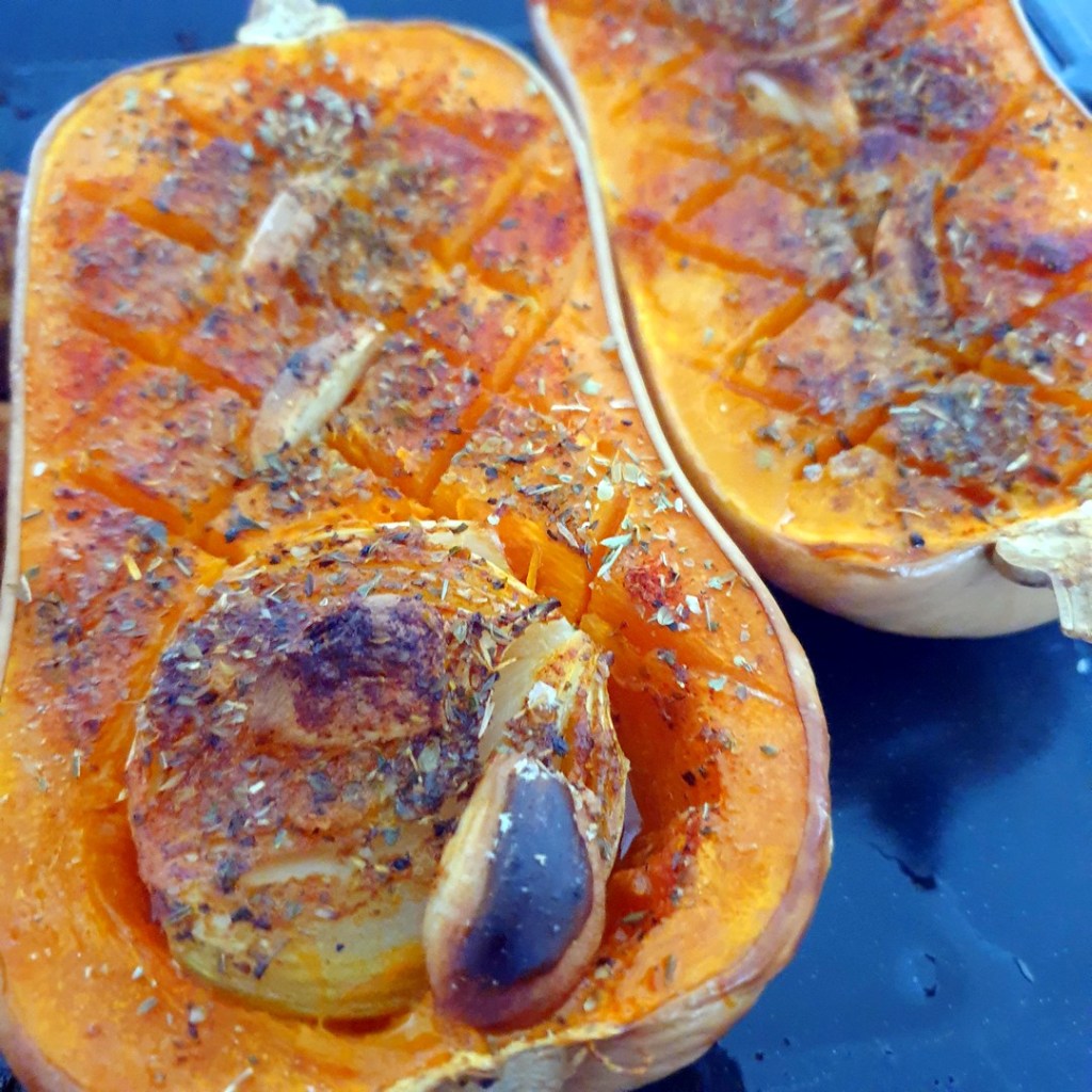 Cuisson de la courge butternut