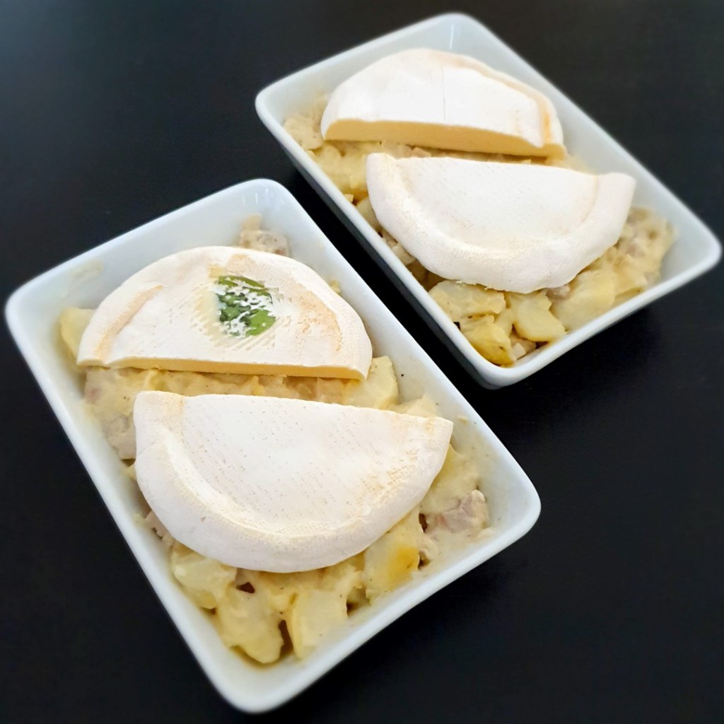 Mise en place de la tartiflette