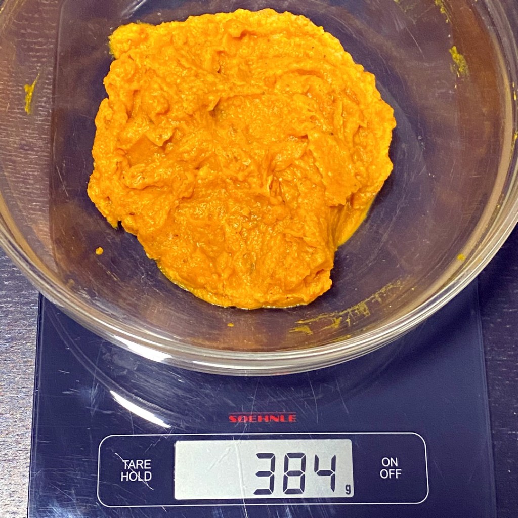 Potimarron en purée