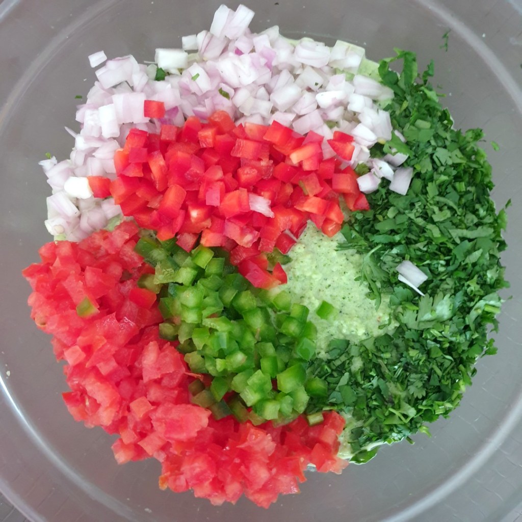 Découpe des ingrédients du brocamole