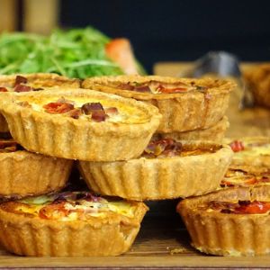 quiches avec une pâte brisée
