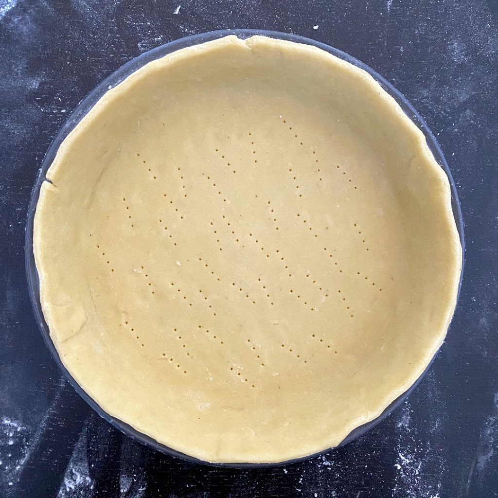 fonçage de la pâte brisée