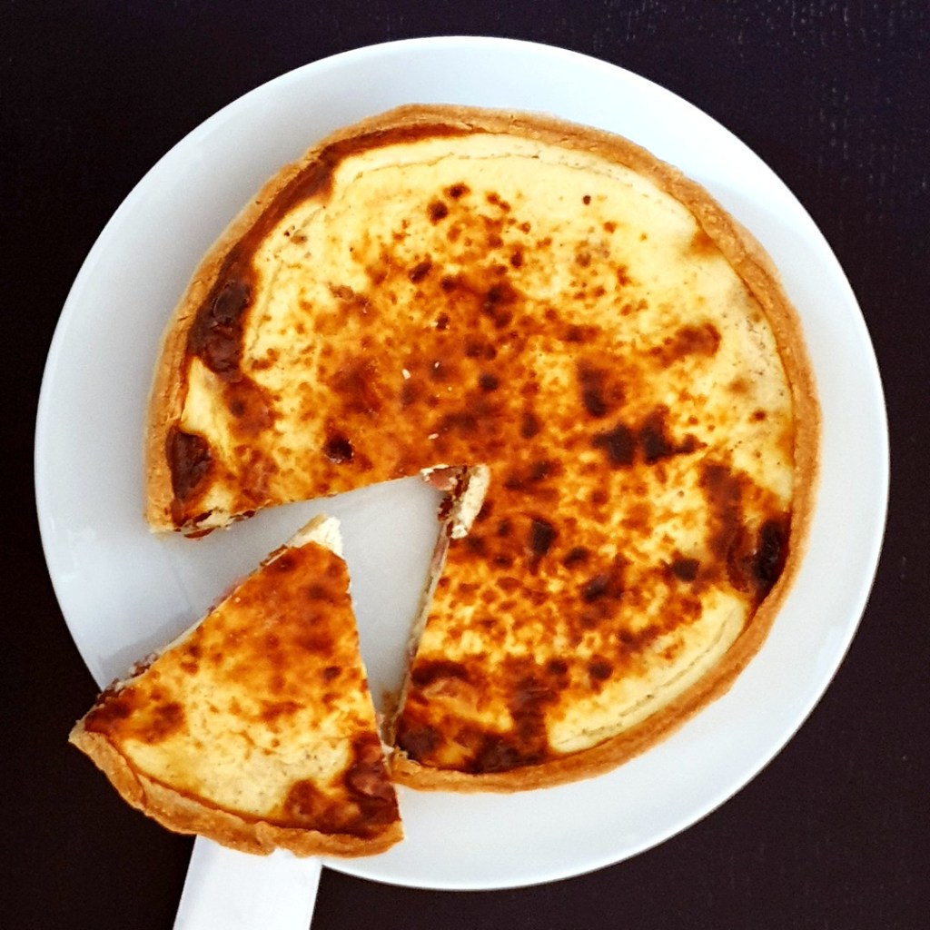 Une part de quiche Lorraine