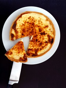 Une part de quiche Lorraine