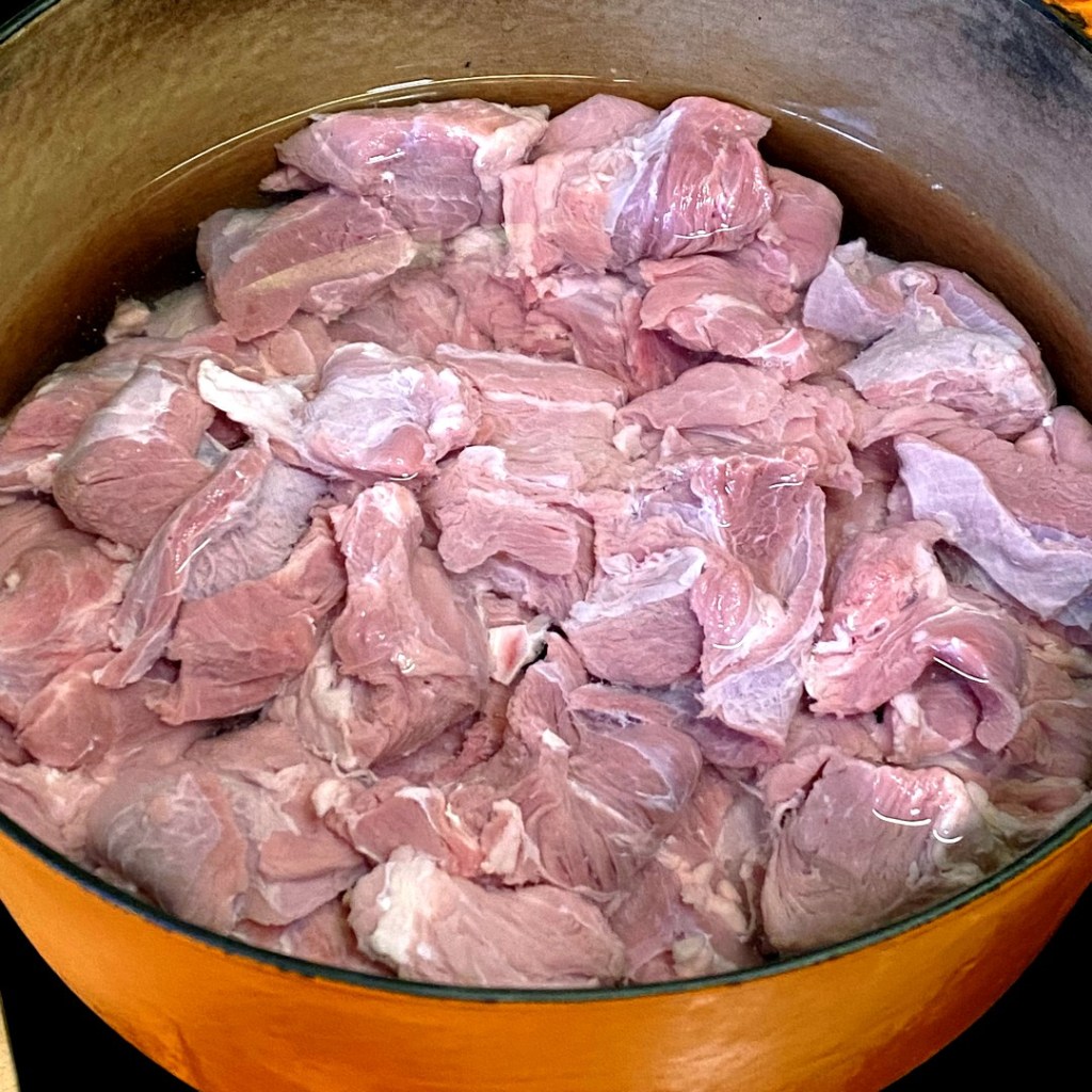 Blanchir la blanquette de veau