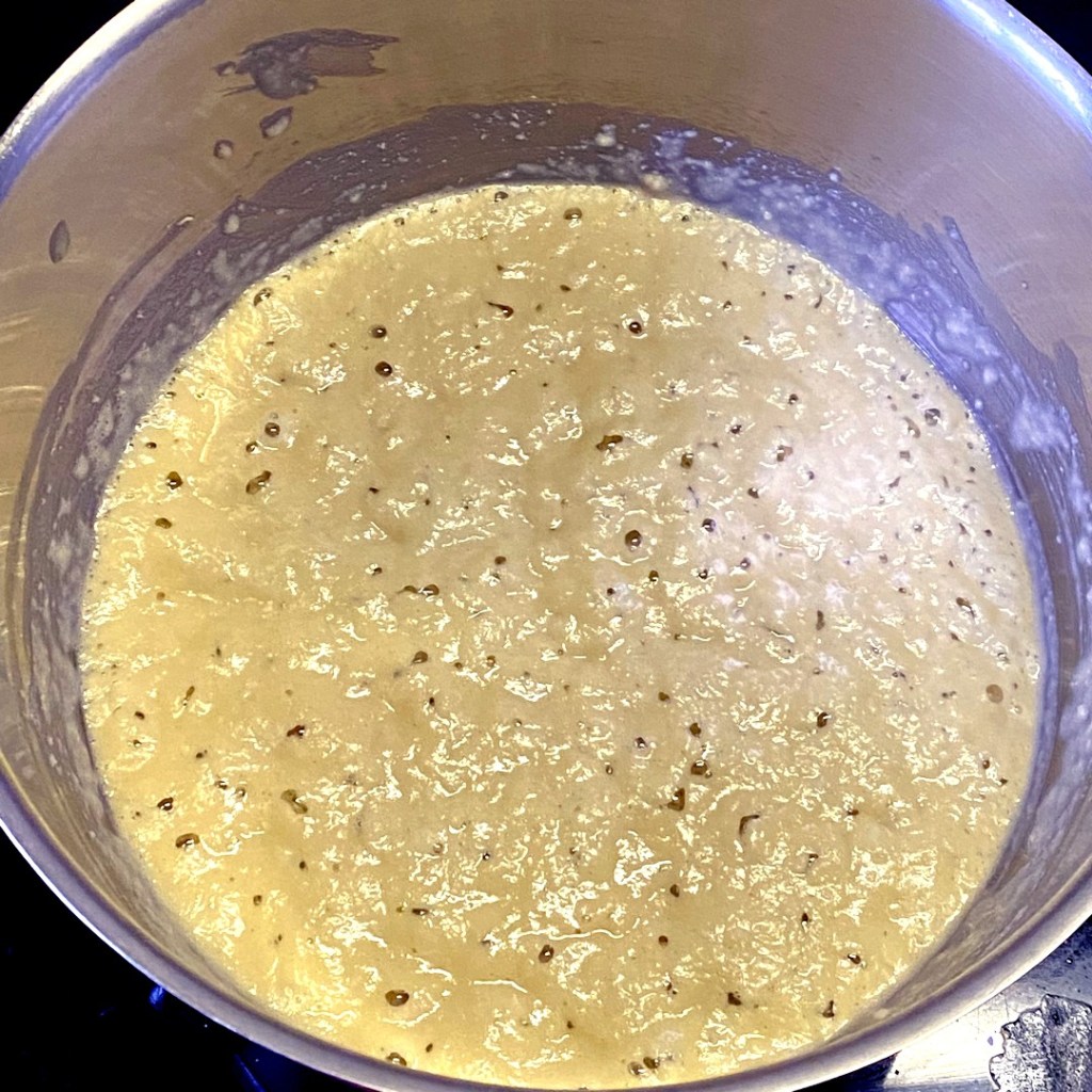 Préparation du roux de la blanquette