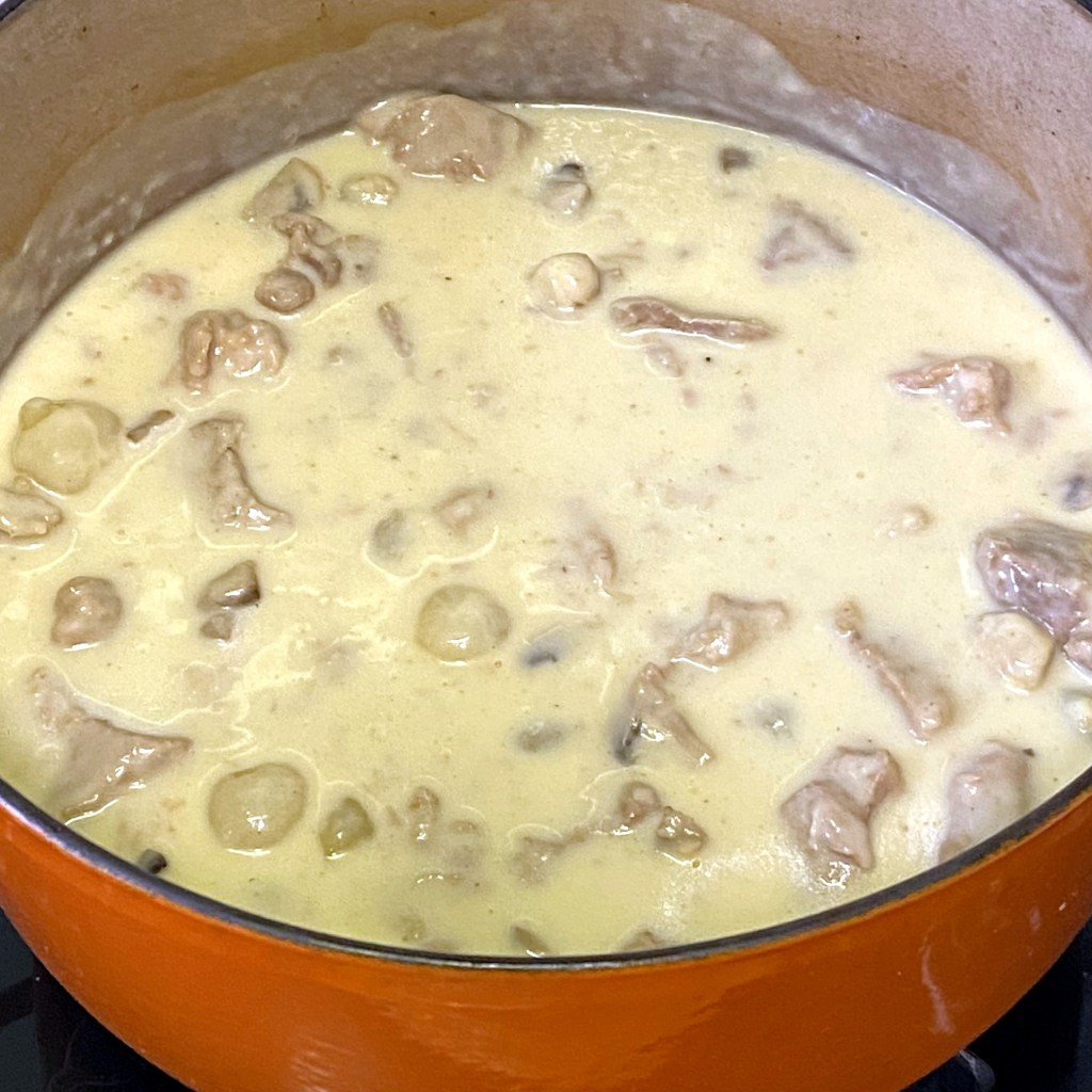 Veau dans sa sauce de blanquette