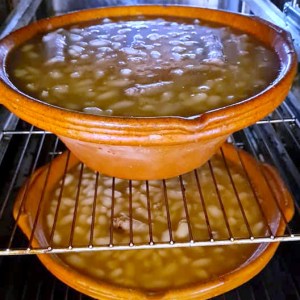 Cuisson du cassoulet