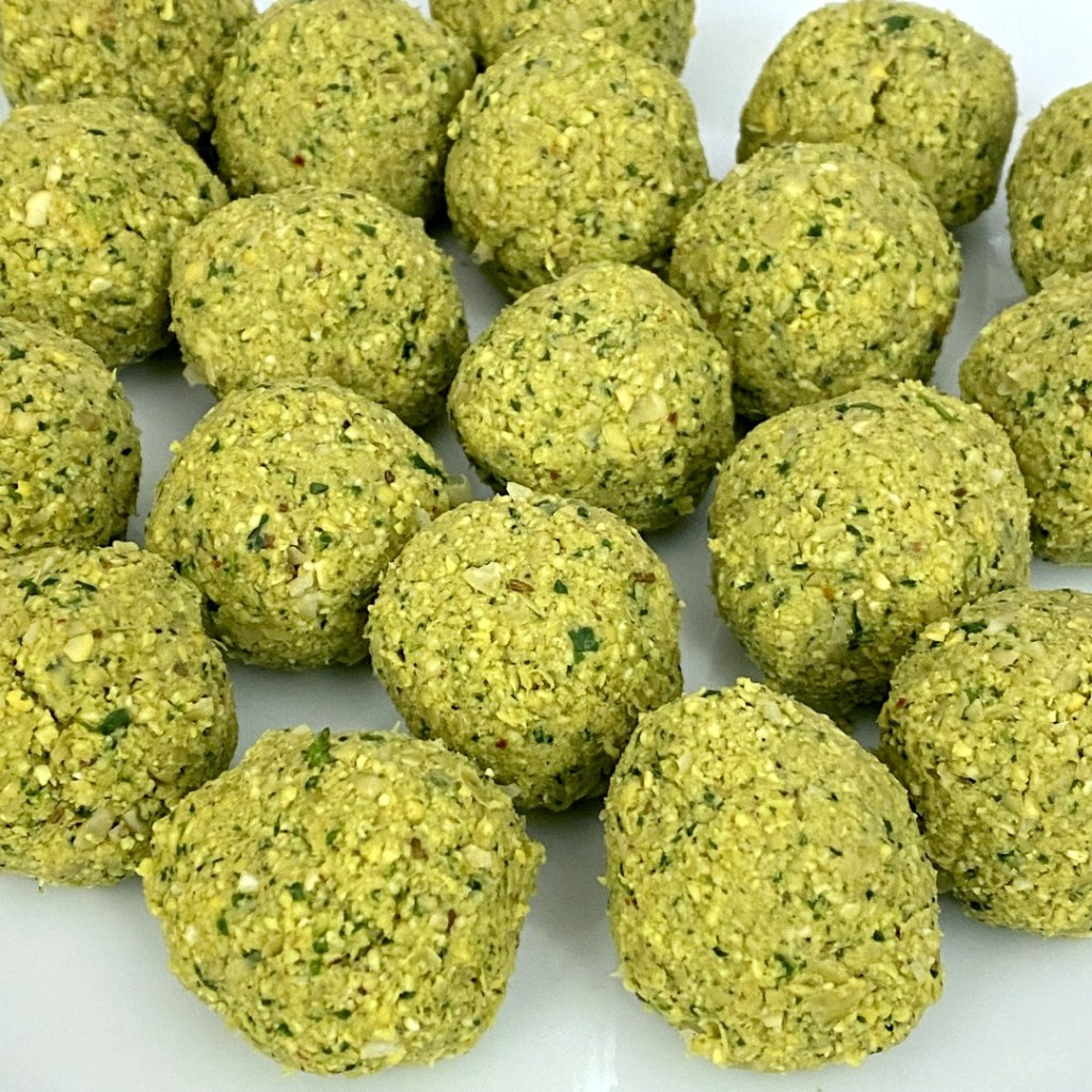 Boulettes de falafels avant cuisson
