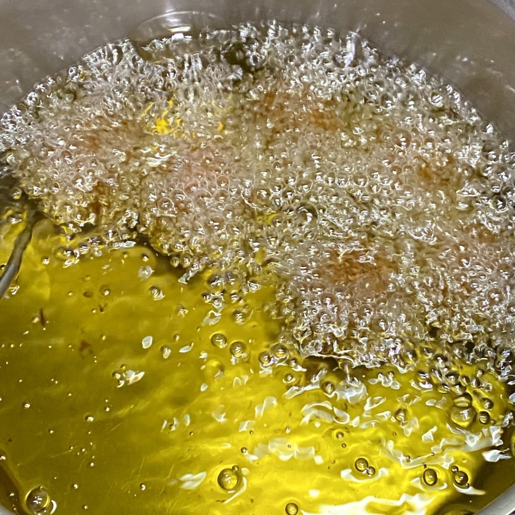 Friture des falafels