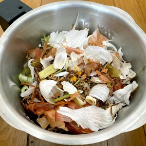 Broyage en poudre des légumes déshydratés