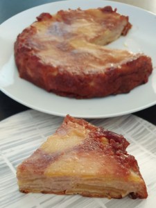 gateau invisible aux pommes - recette vegan