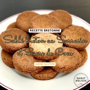 Sablé breton au sarrasin et sucre de fleur de coco