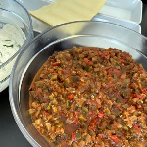 Légumes pour lasagnes de légumes d'été